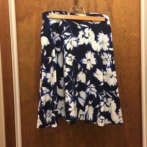 Floral Mid Length Skirt